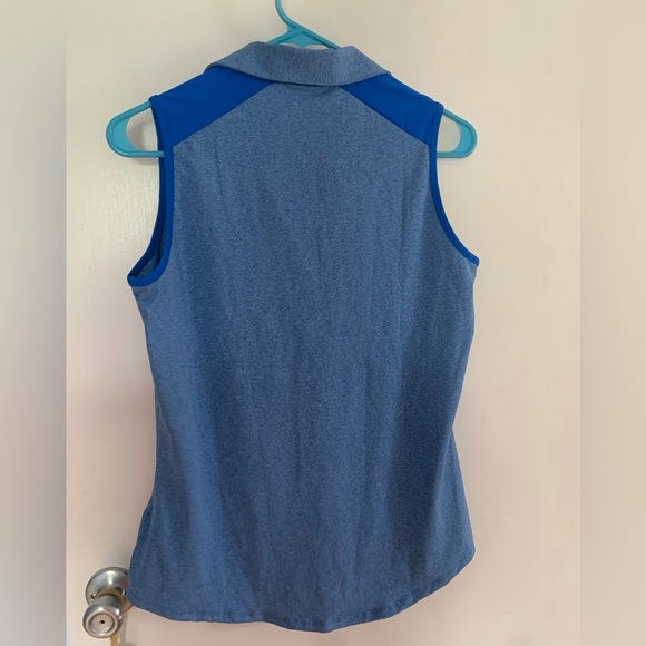 Adidas Sleeveless Golf Polo - sz M - UPF 50 - NWT - Picture 2 of 5